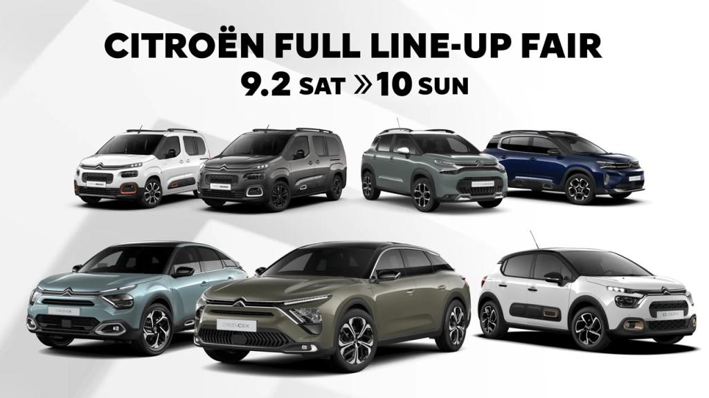 CITROEN FULL LINE-UP FAIR